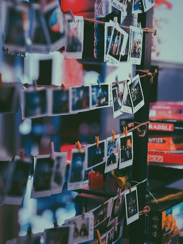 Vintage photobooth frame