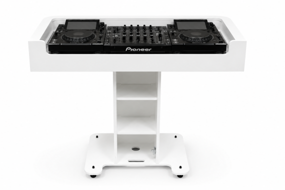 White DJ Stand Rental