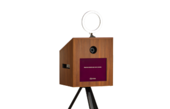 Wooden photo booth 