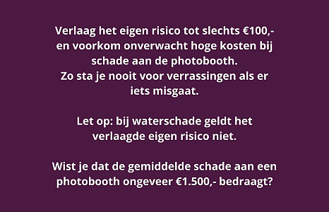 Photobooth verzekering
