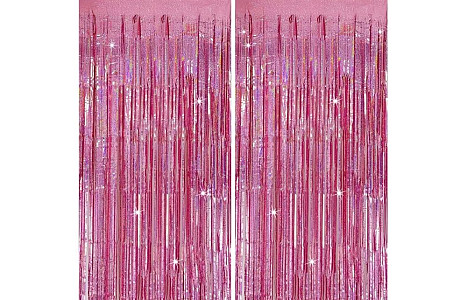 Glittercurtain pink