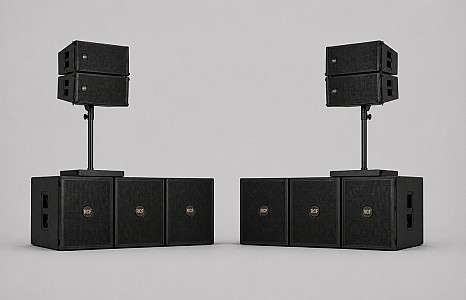 6x 18" subwoofer + 4x 12" topspeaker 