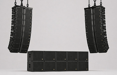 ~10x sub + ~16x line-array top (Maatwerk – L-Acoustics Kara II of RCF TTL6-A)
