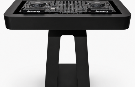 Black DJ Stand Rental