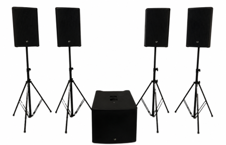 Geluidsset 4x 12" + 1x 18"