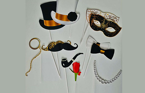 Photo booth props